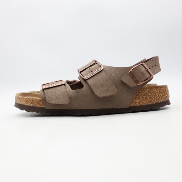 Birkinstock Milano Brown Biko Flor Strap Women’s Size EU 38 US 7 Buckle Sandals - Picture 4 of 12